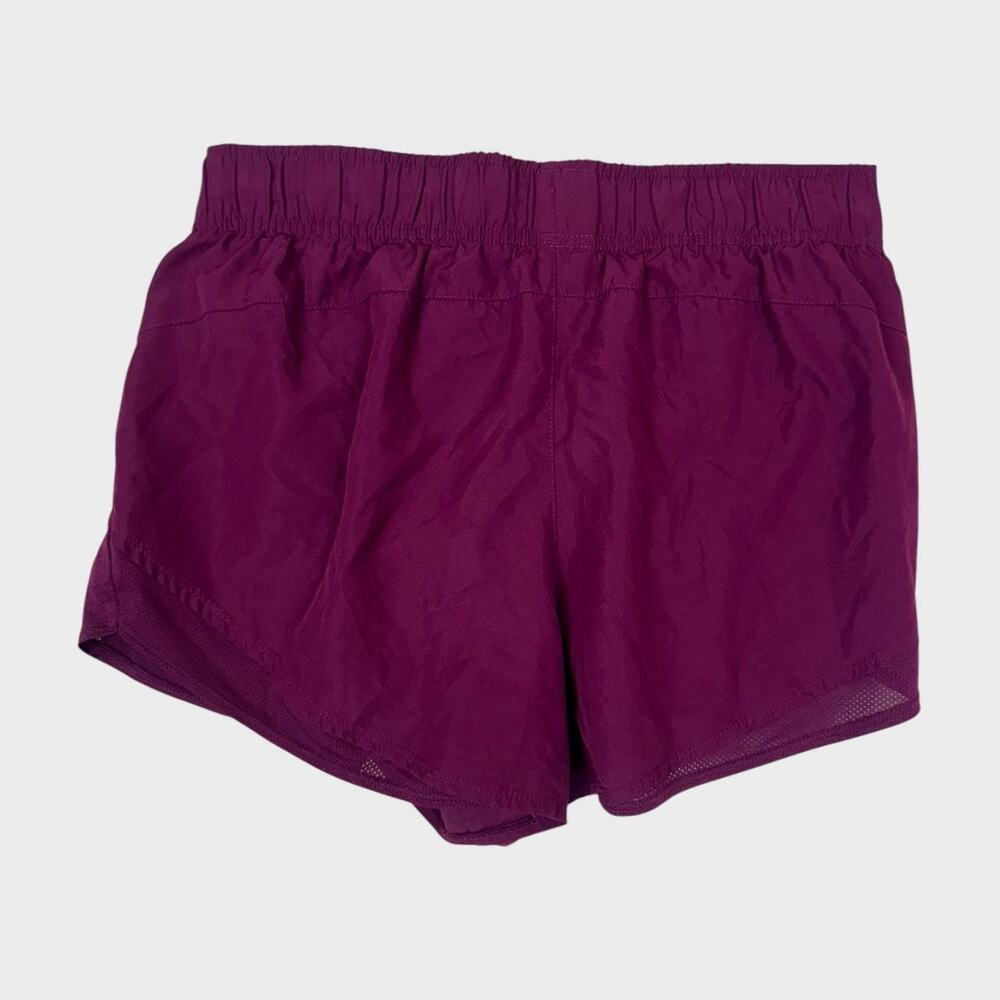 Athletic Womens Size 12-14 Large Maroon Shorts Running with Liner - Picture 6 of 7
